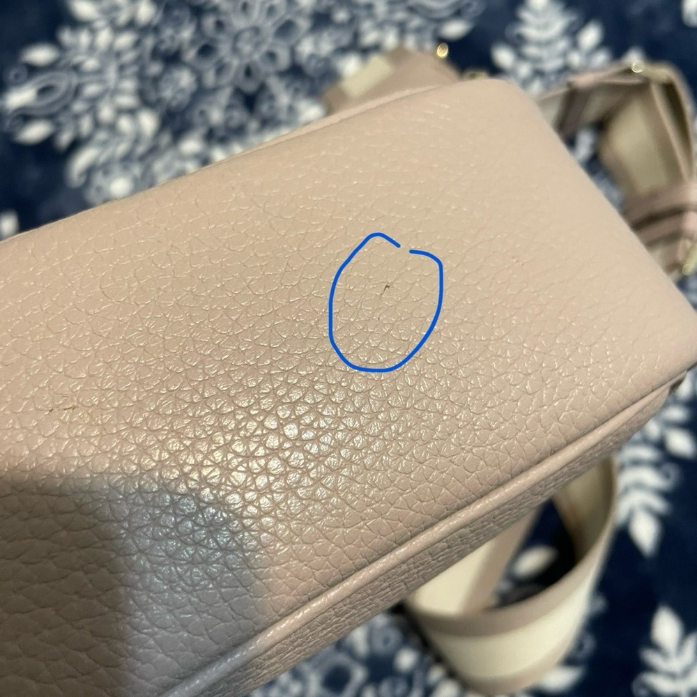 GREAT CONDITION Kate Spade Emma Sling Backpack in Cozy Grey - Pebbled Leather - Picture 13 of 17